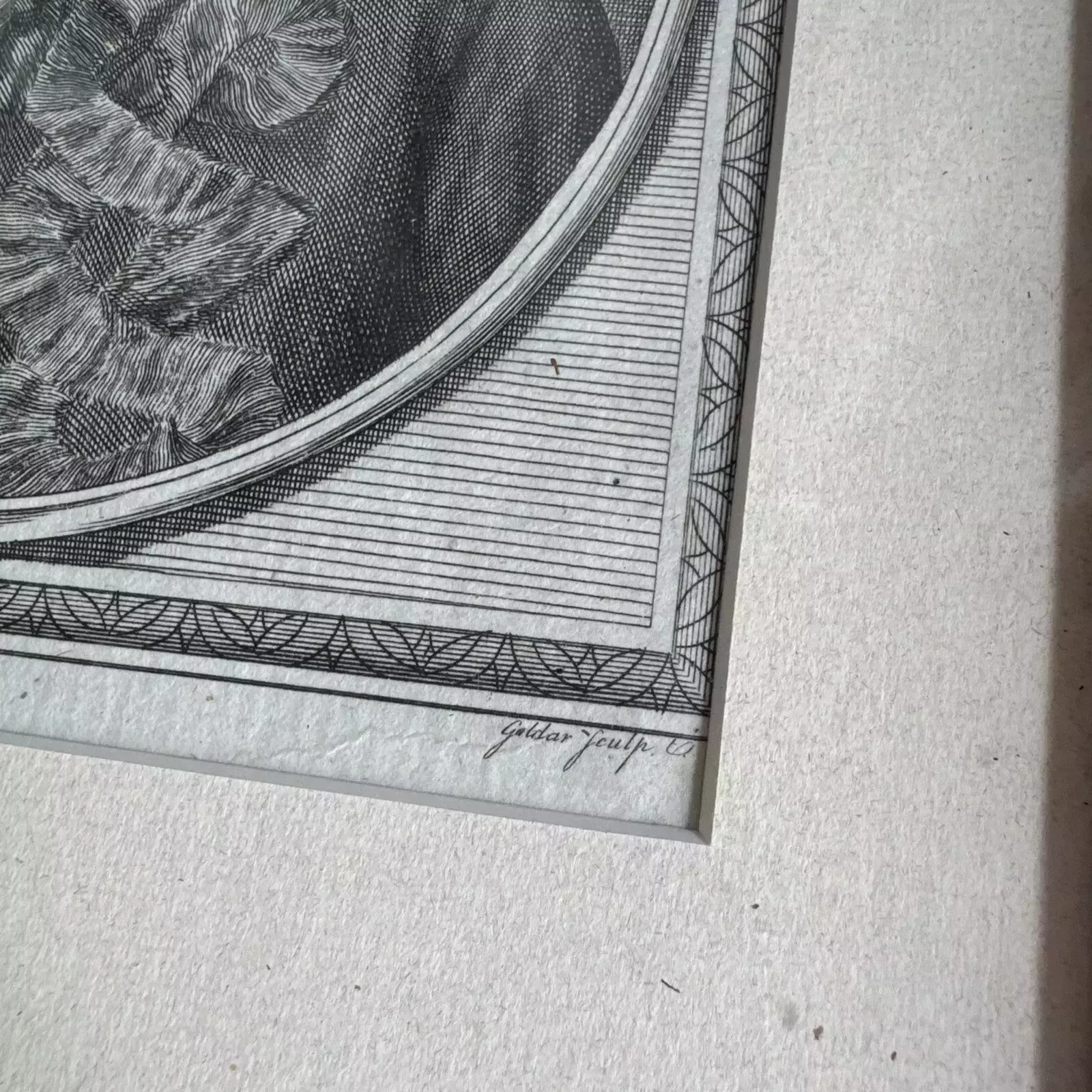 Antique Stipple Engraving By Gouldar Of Handel photo for sale