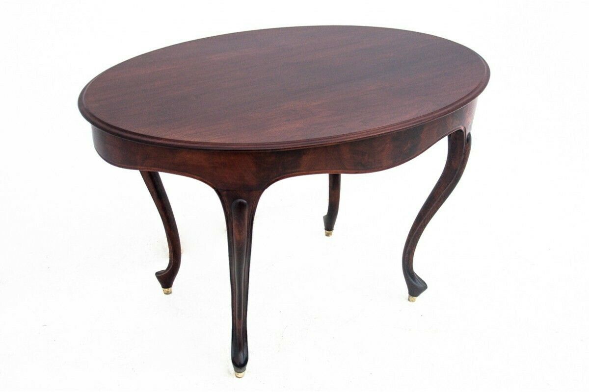 Antique Table With Chairs, Northern Europe, Around 1870. After Renovation. photo vintage