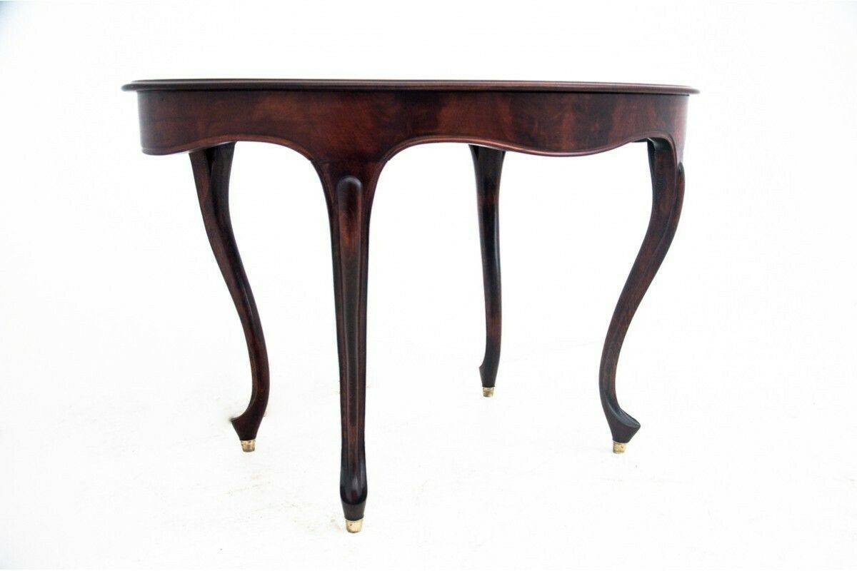 photo furniture Antique Table With Chairs, Northern Europe, Around 1870. After Renovation.