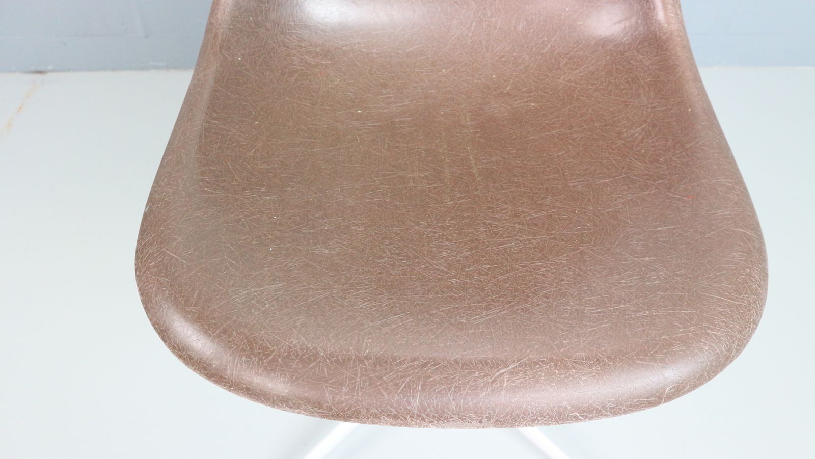 Charles & Ray Eames "La Fonda" Brown Fiberglass Chairs For Herman Miller photo buy