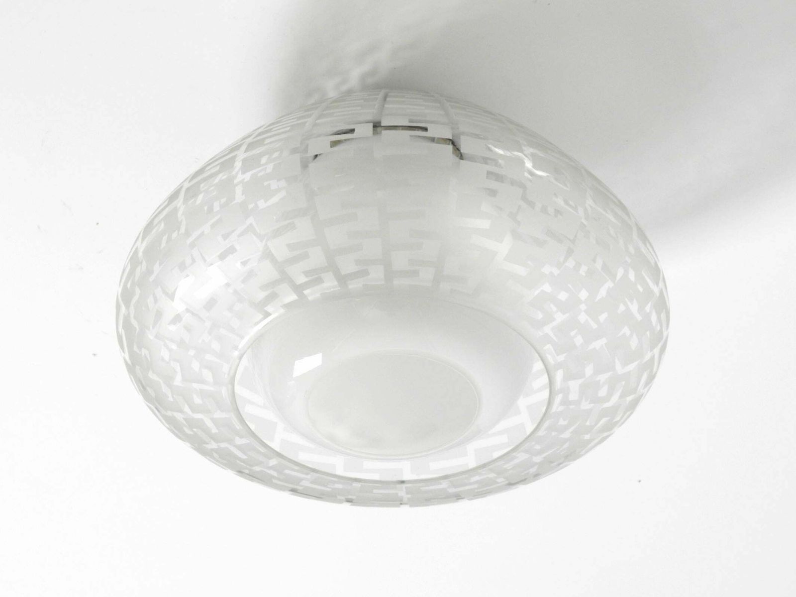 Mid Century Double Glass Ceiling Lamp By Wilhelm Wagenfeld For Peill & Putzler photo furniture