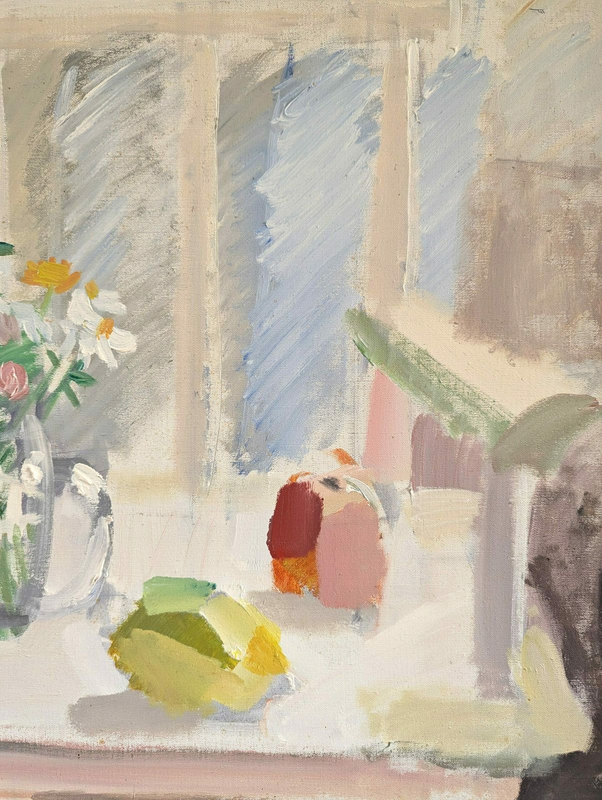photo furniture Still Life With White Chair Oil Painting