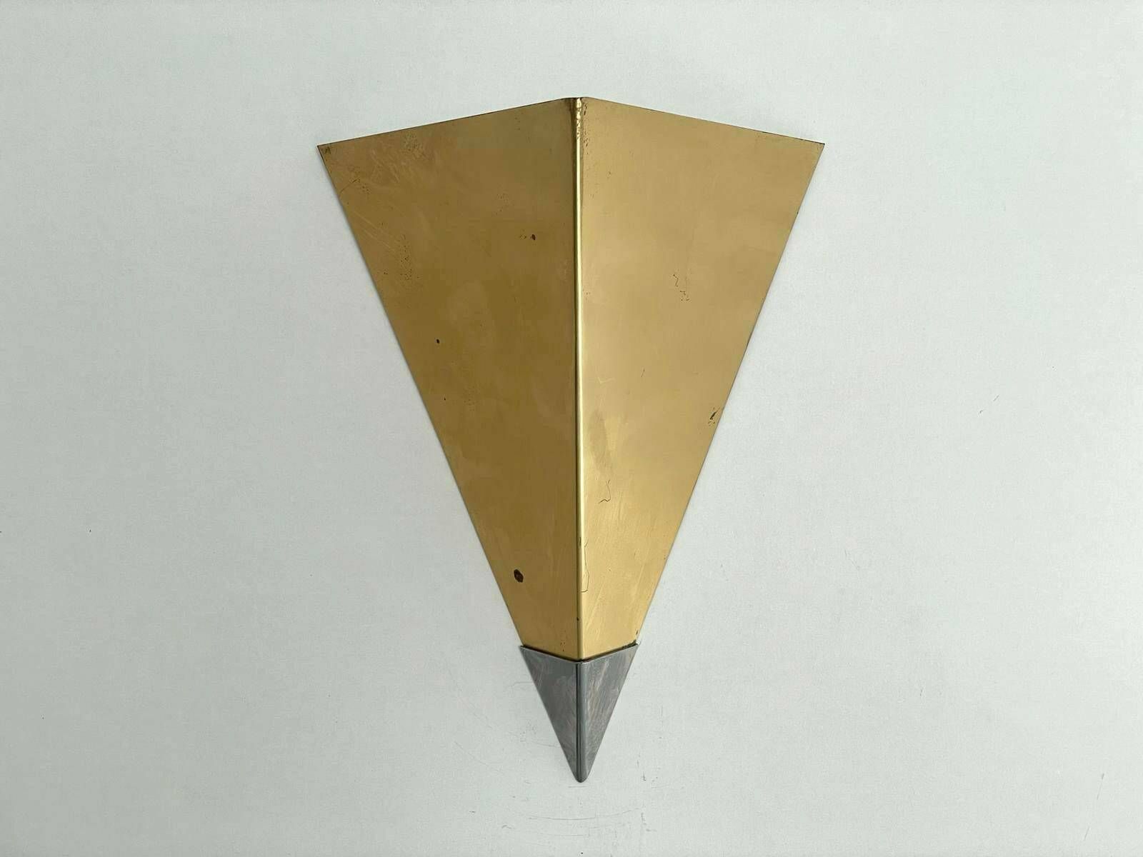 Luxurious Pair Of Gold Sconces By Art Line, 1980s, Germany photo vintage