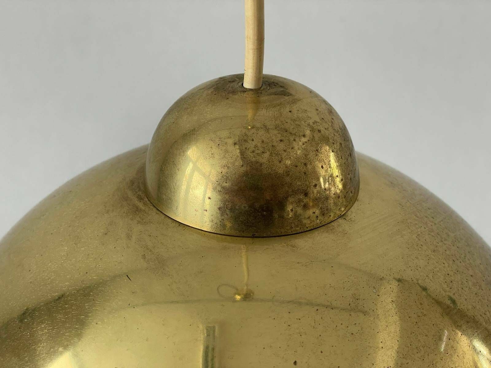 photo furniture Mid Century Modern Italian Heavy Brass Pendant Lamp, 1960s, Italy
