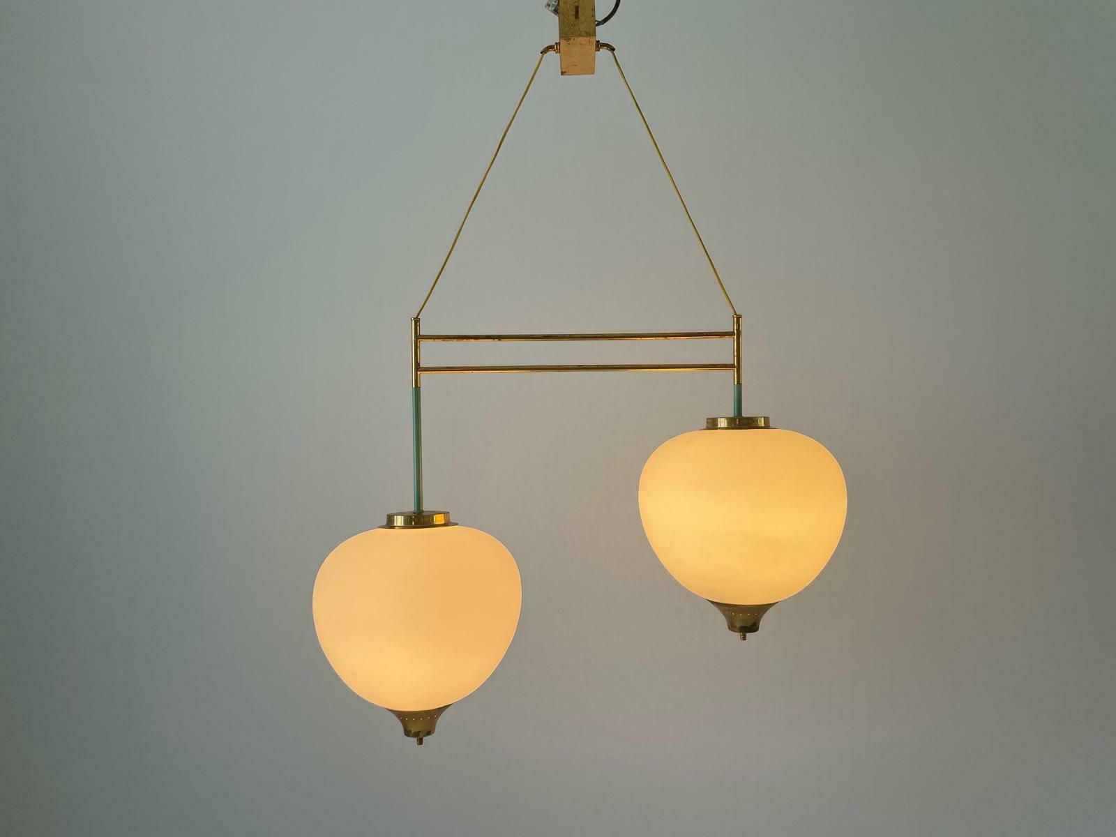 Mid Centuy Modern Exclusive Ceiling Light By Bruno Chiarini For Stilnovo, 1950s, Italy photo furniture