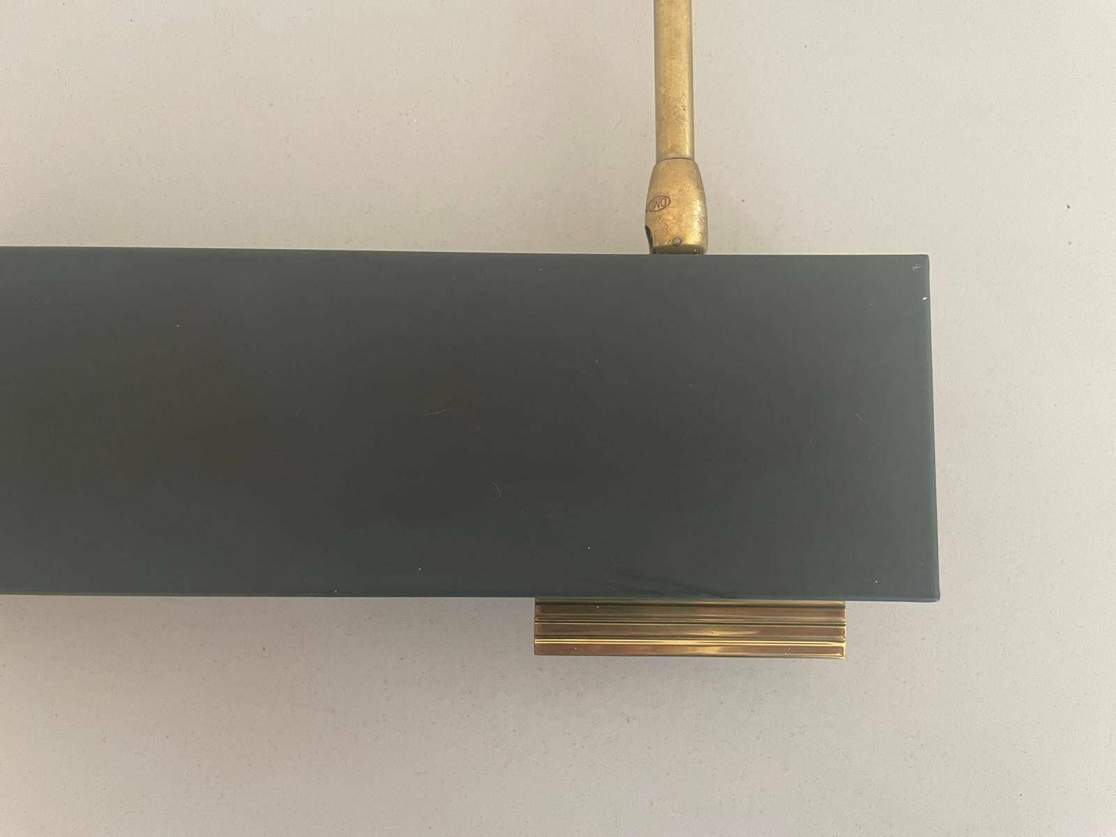 Mid Century Metal And Brass Pair Of Sconces By Paul Neuhaus Leuchten, 1950s, Germany photo vintage