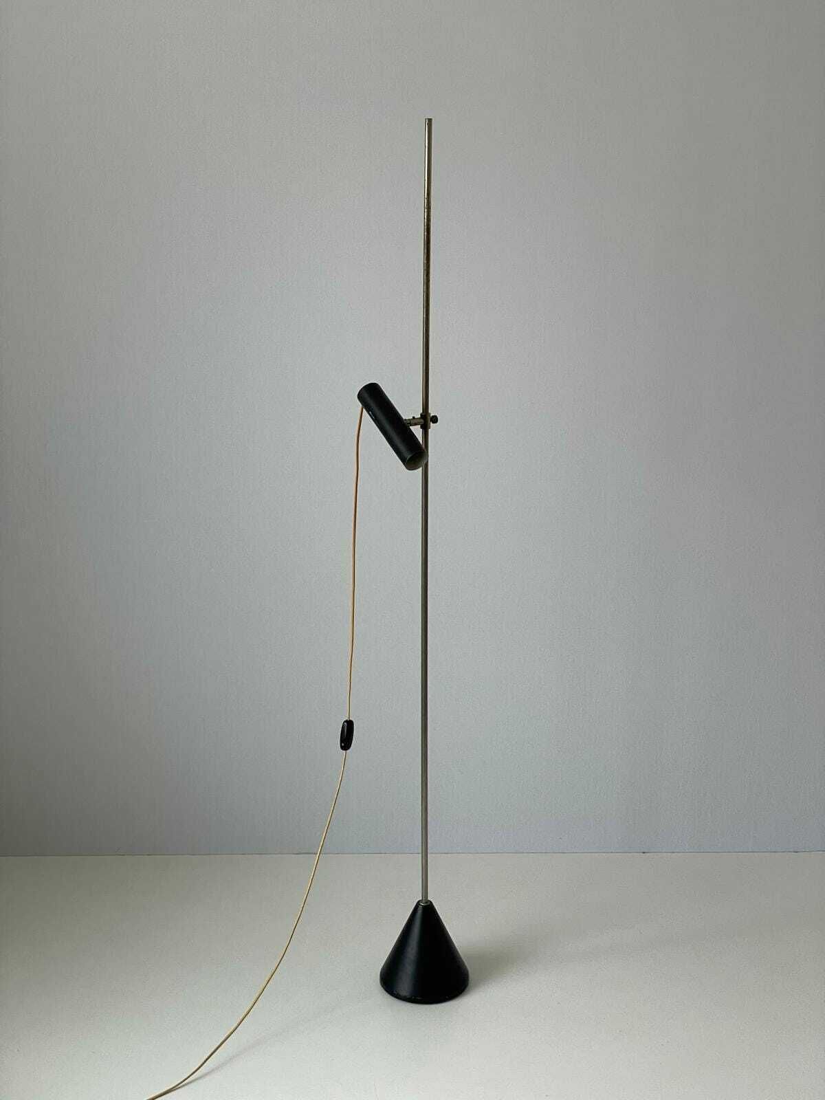 Italian Adjustable Spot Floor Lamp With Conical Base, Attributed To Gino Sarfatti, 1960s, Italy photo furniture
