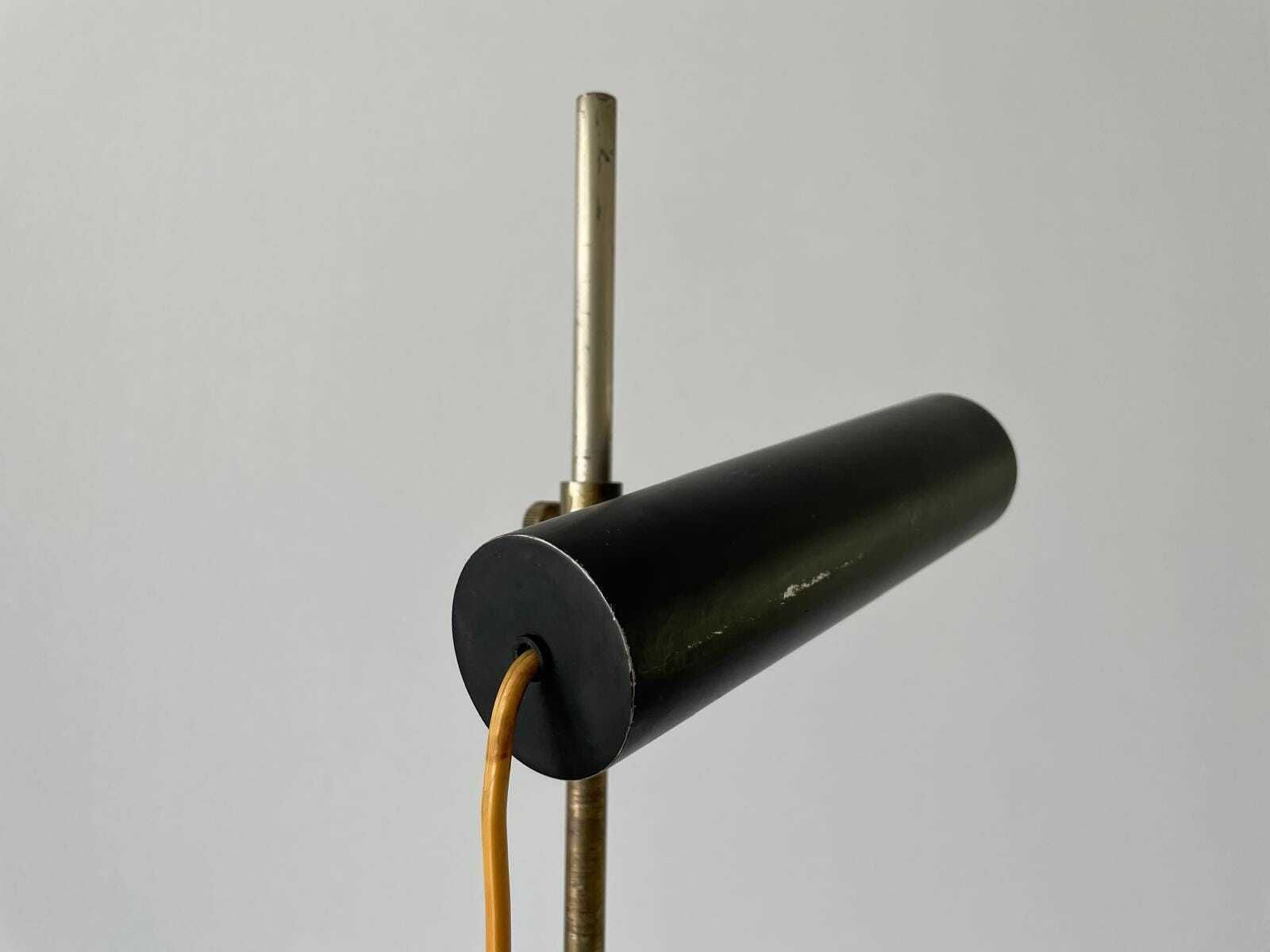 Italian Adjustable Spot Floor Lamp With Conical Base, Attributed To Gino Sarfatti, 1960s, Italy photo vintage