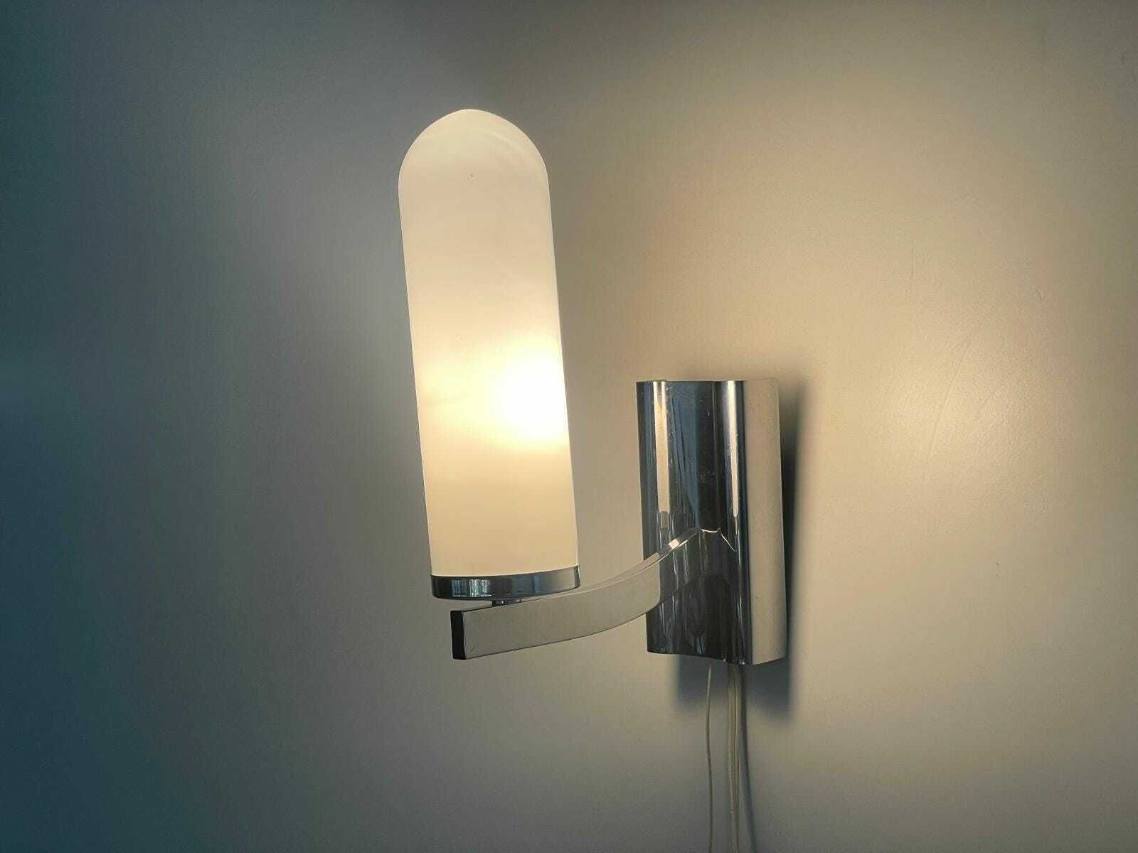 Art Deco Opaline Glass And Brass Sconces, 1940s, Germany
