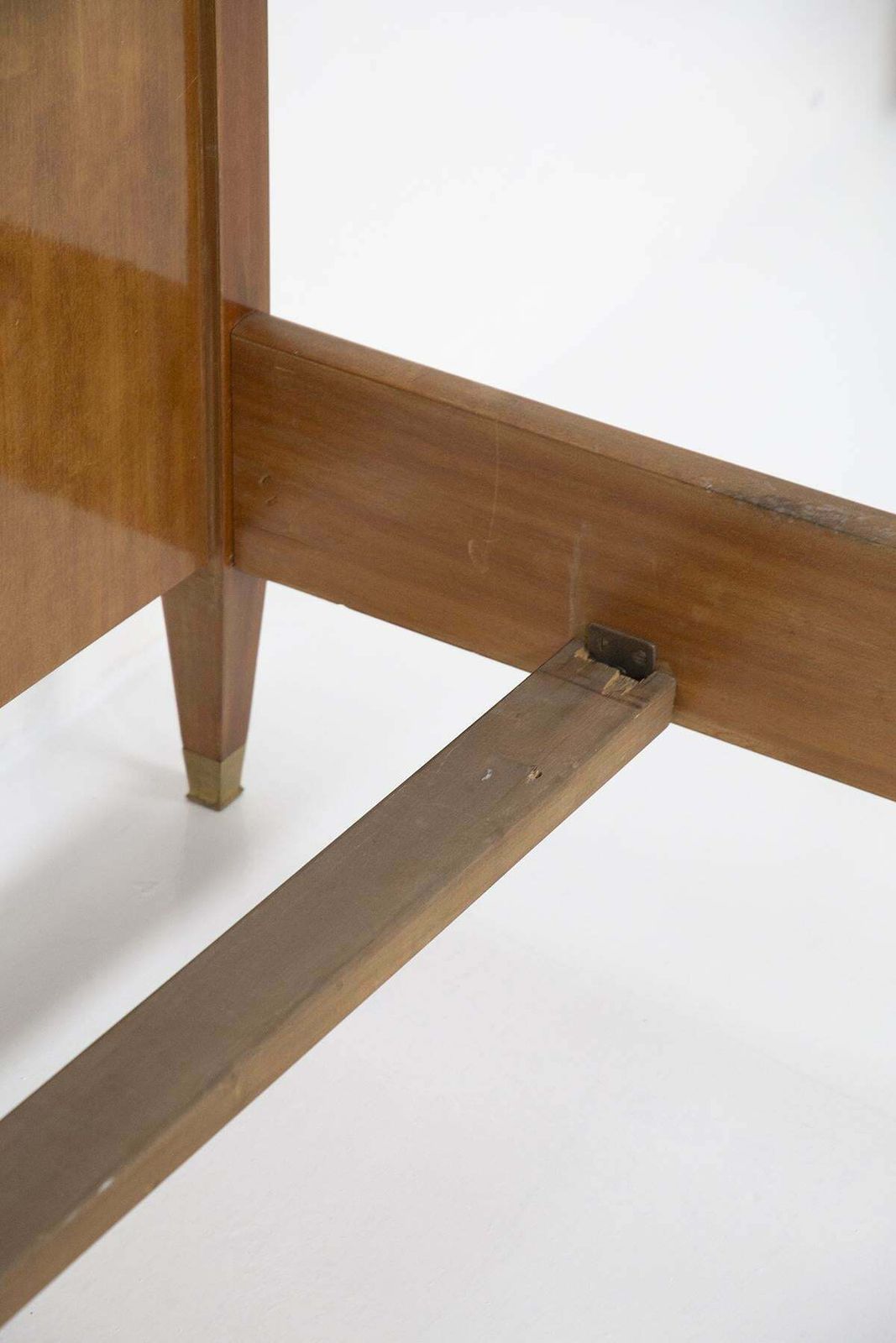 photo for sale Paolo Buffa Attributed To Fine Double Bed Frame In Wood