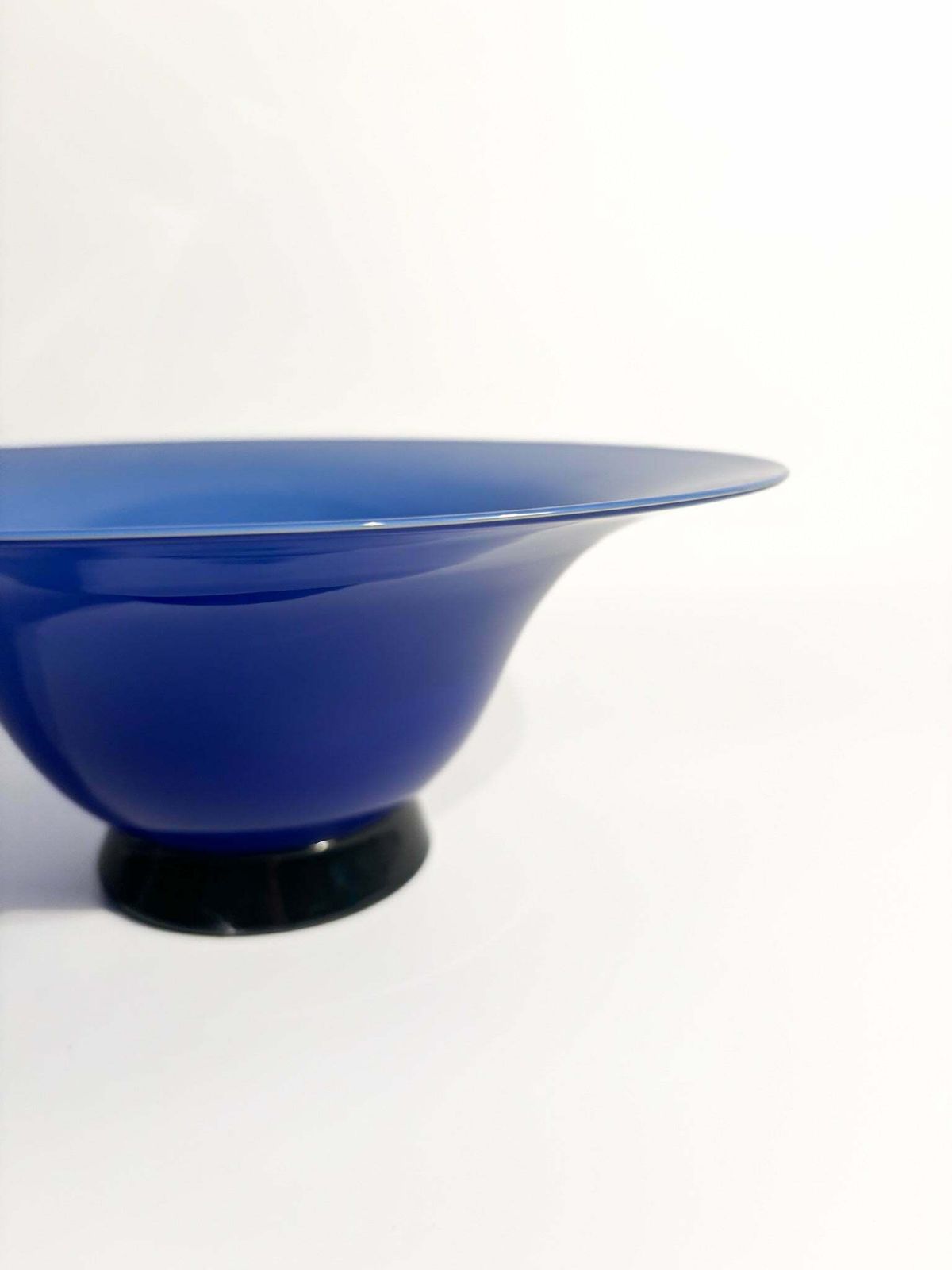 Hand Blown Murano Glass Centerpiece By Venini From 1996 photo for sale