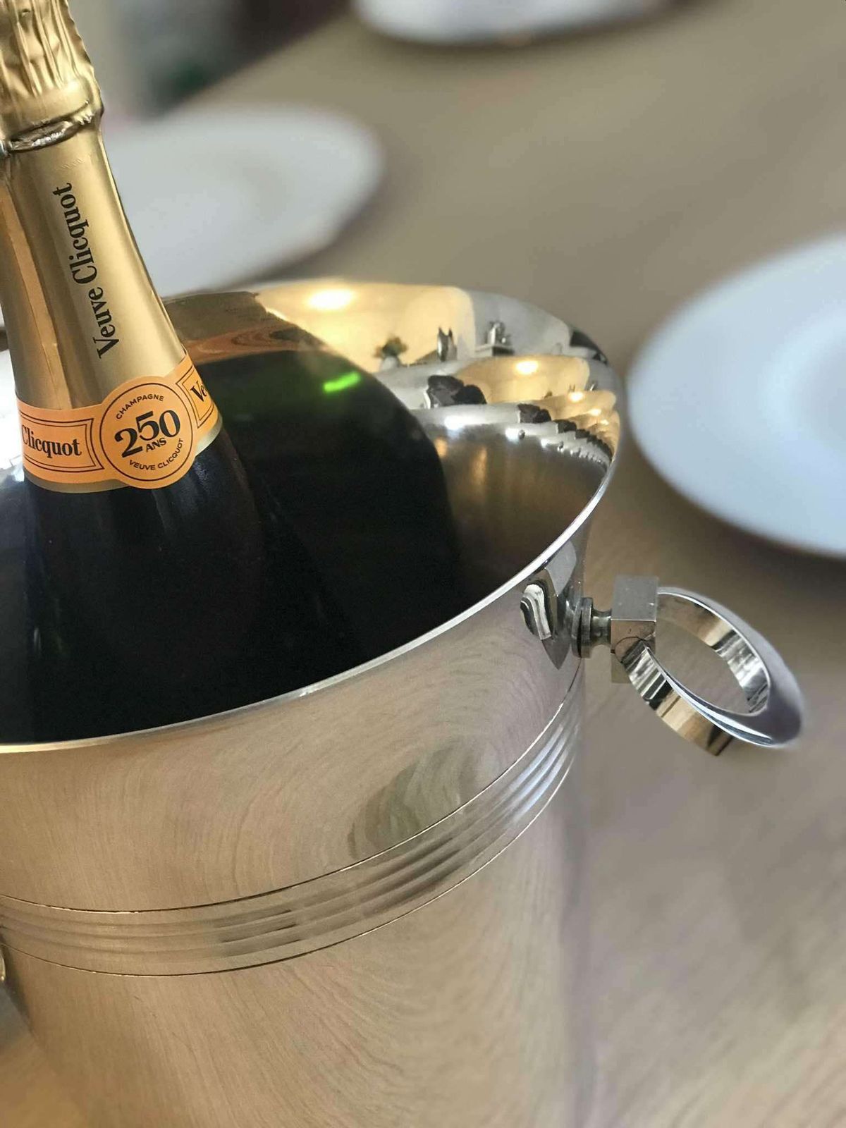 Champagne Bucket Bottle Wine Chiller Ice Bucket Bar Decor Wine Cooler Bucket Wedding Gift Bar Cart Decor Art Deco Style Decor photo vinterior