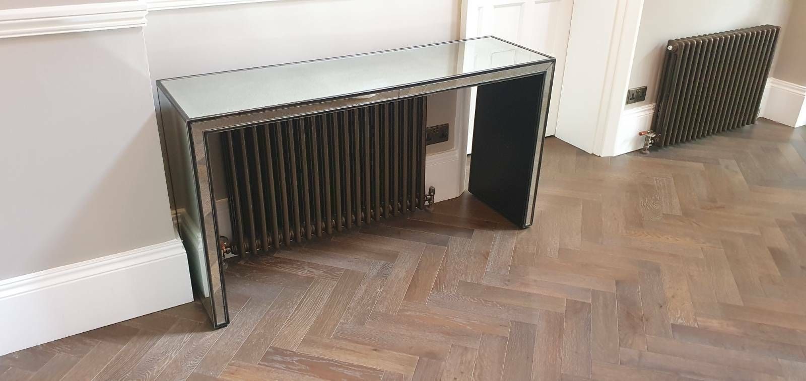 Andrew Martin Antiqued Glass Console (Agatha) photo Furniture