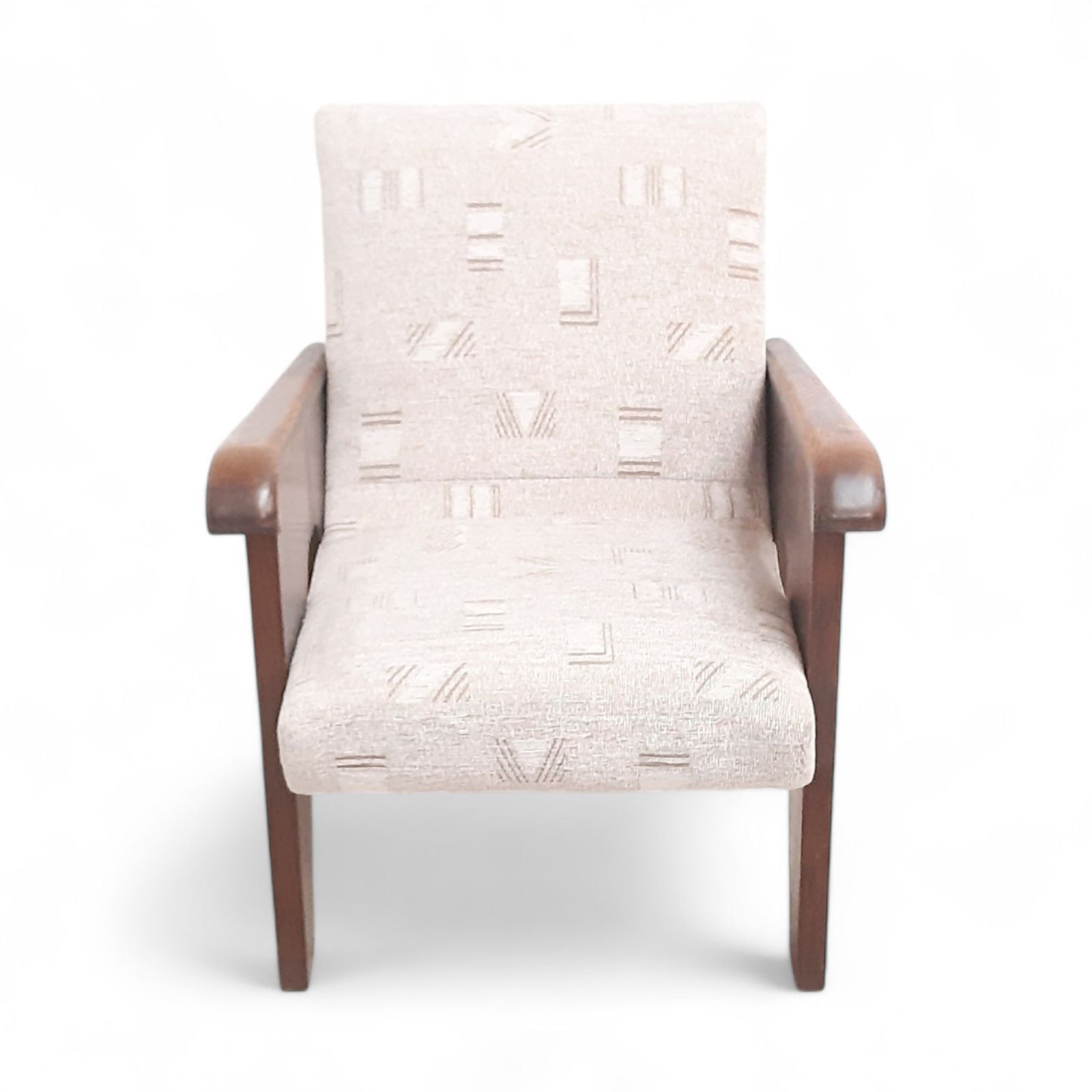 Vintage Wooden A Shaped Armchair By Up Závody, 1950s photo furniture