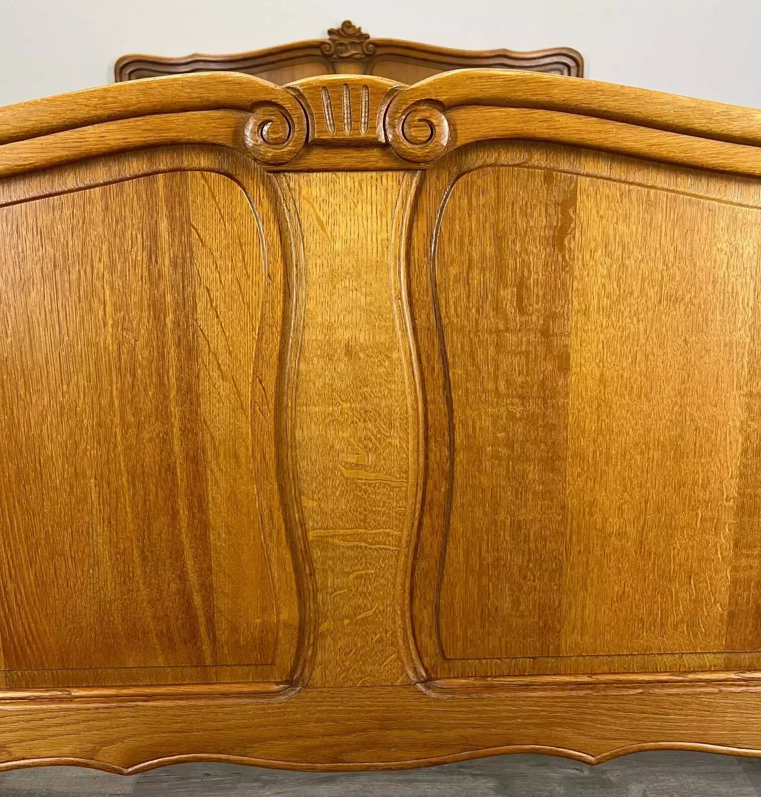 Double Bed Louis XV Style Vintage Retro French Oak Lot 3339 photo Furniture