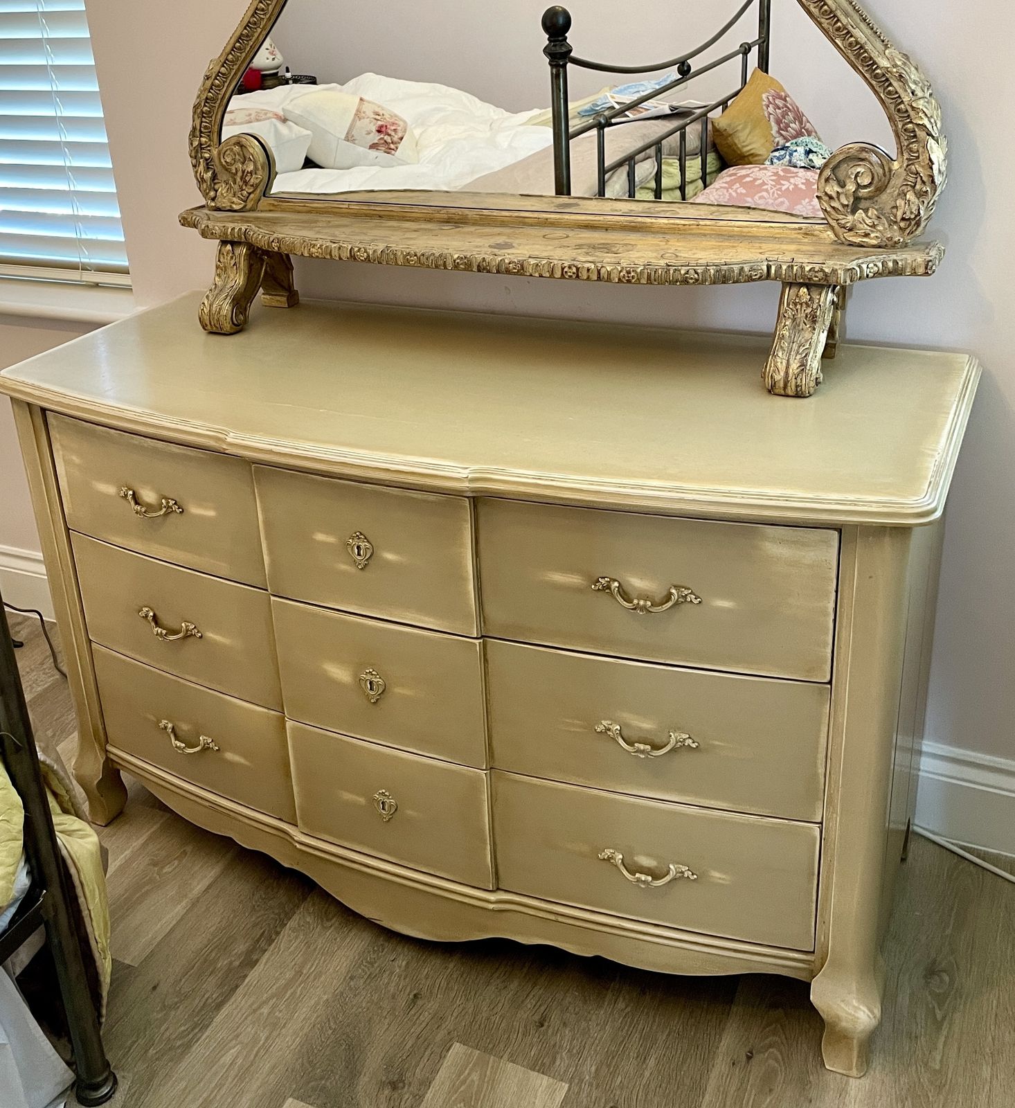French 3 Drawer Large Chest Of Drawers
