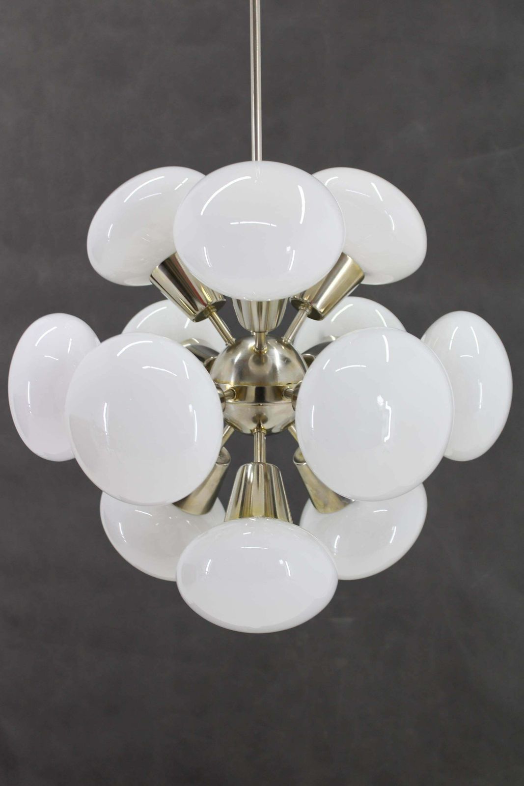 1970s Chrome Plated  12 Flamming  Sputnik , Czechoslovakia photo 1162.0
