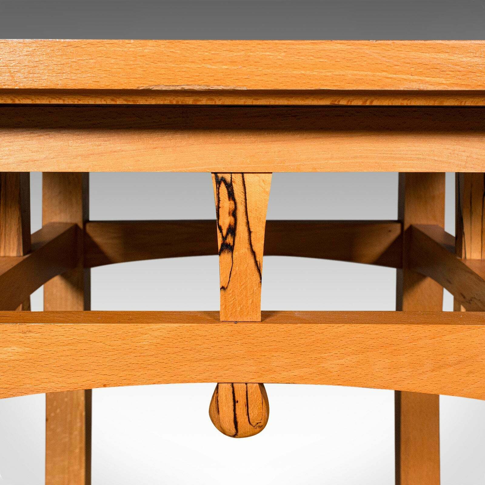 Contemporary Jardiniere Stand, English, Beech, Side Table, Cotswold School Taste photo buy