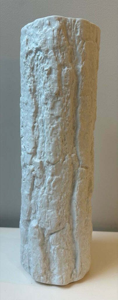 1970s Bisque Bark Bareuther Bavarian Porcelain Vase photo vinterior