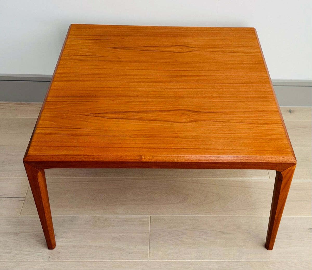 1960s Danish Silkeborg Square Teak Coffee Table photo 485.0