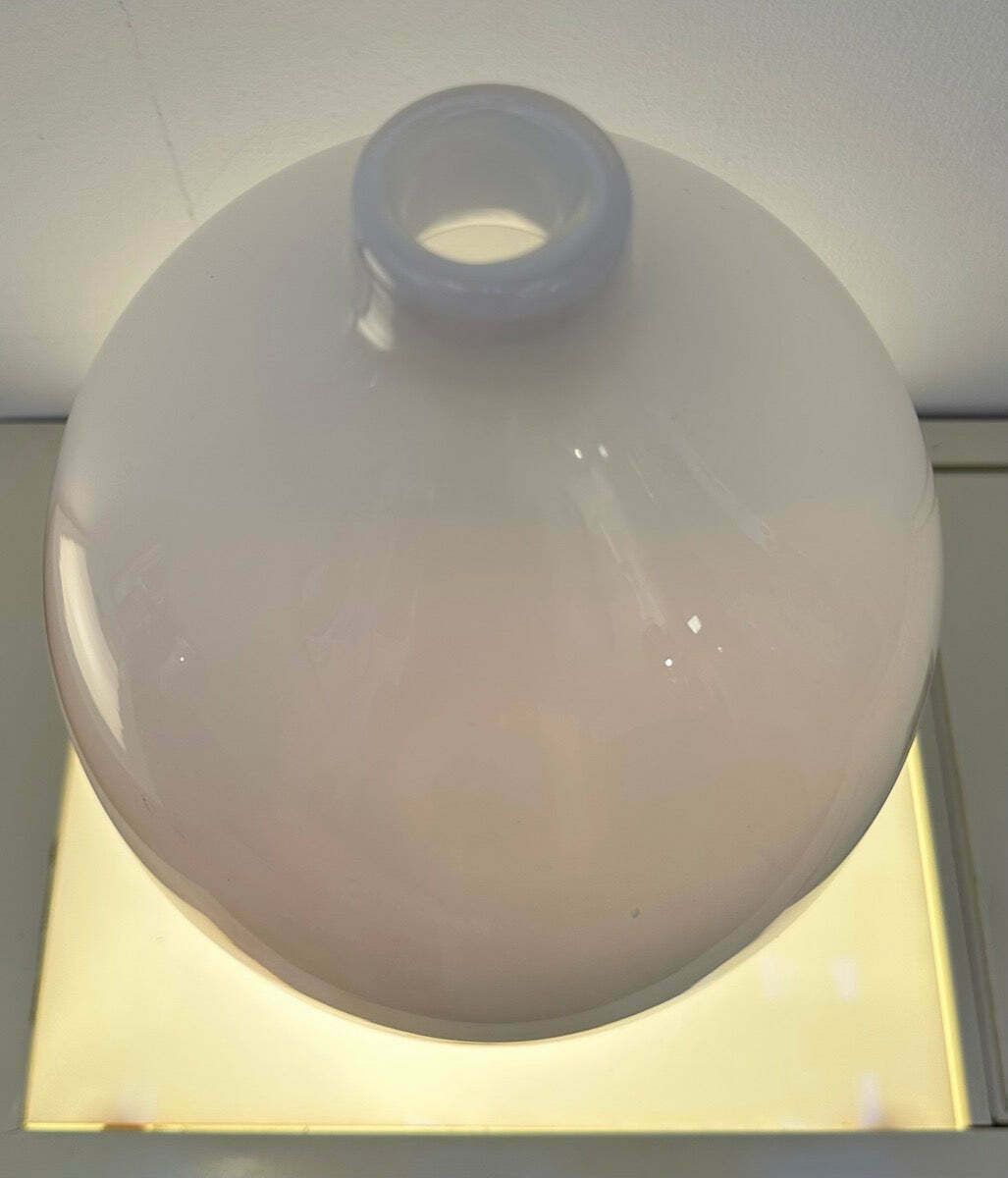 1960s Italian Opalescent Glass Oviod Form Vase photo buy