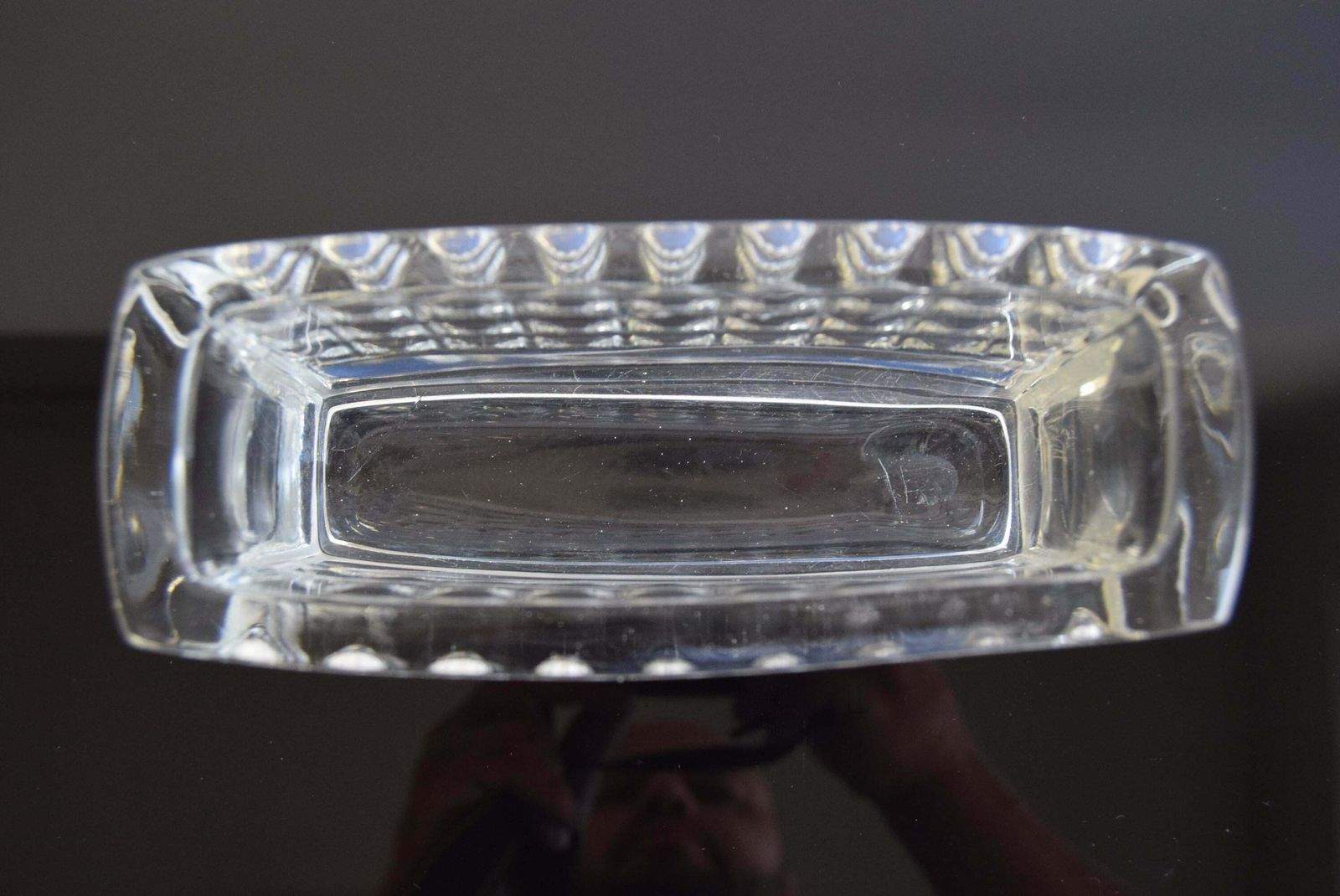 Vintage Jardiniere Glass Vase, By Rudolf Jurnikl, Rudolfova Hut, 1960's. photo Home Decor