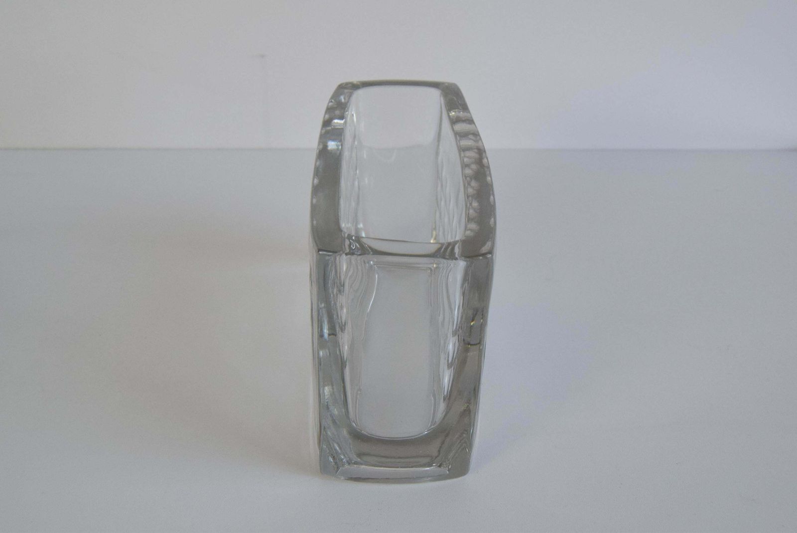 photo furniture Vintage Jardiniere Glass Vase, By Rudolf Jurnikl, Rudolfova Hut, 1960's.