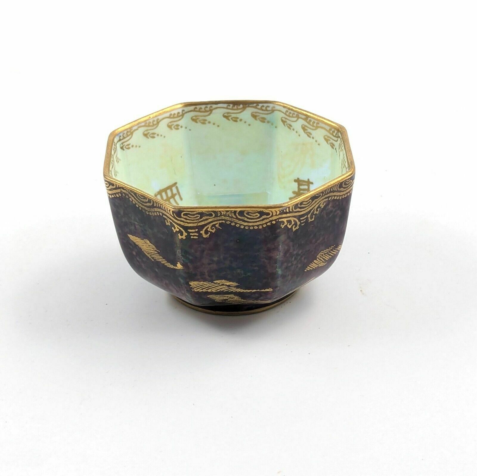 Daisy Makeig Jones For Wedgwood, Fairyland Lustre Goldfish Bowl, C. 1915 photo vinterior