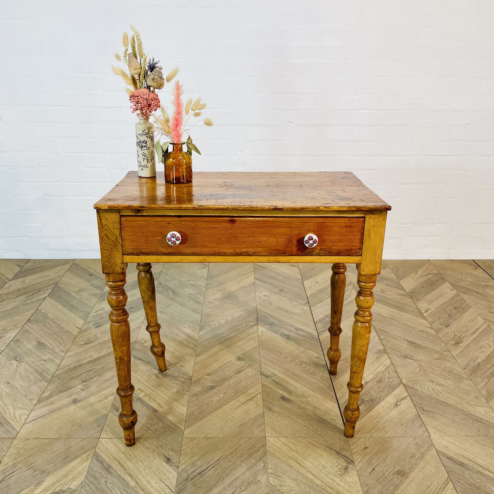 Antique English Pine Desk, C1900s