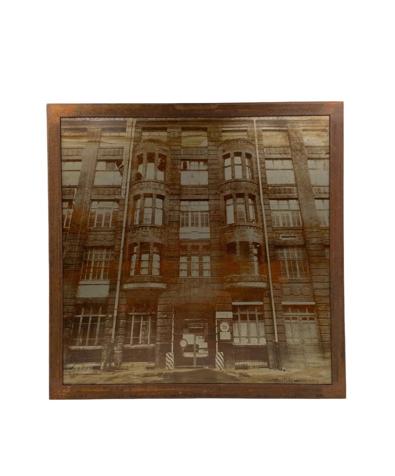 Jean Pascal Bredenbac, Photo On Sheet Metal, Mounted On Panel, France 2000's photo vinterior