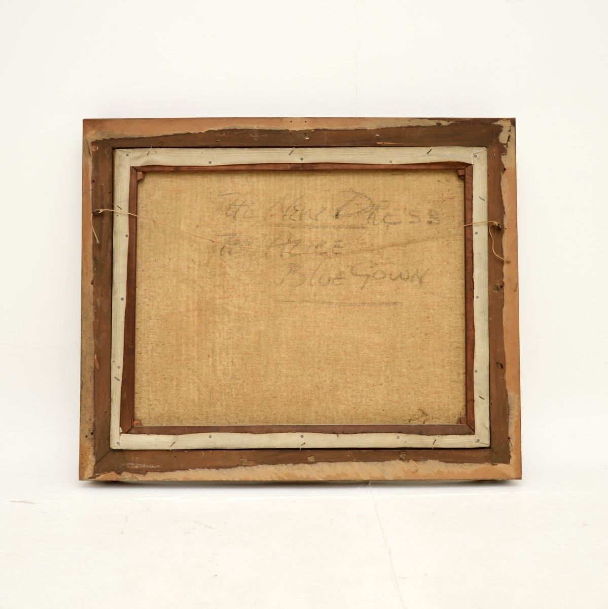 photo for sale Antique Oil Painting On Canvass By Alfred Lyndon Grace