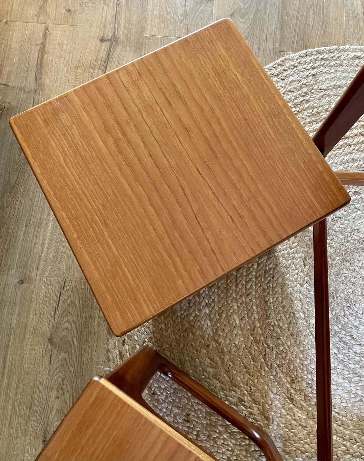 photo for sale Stunning Mid Century Modern McIntosh Triform Metamorphic Coffee Table By Tom Robertson