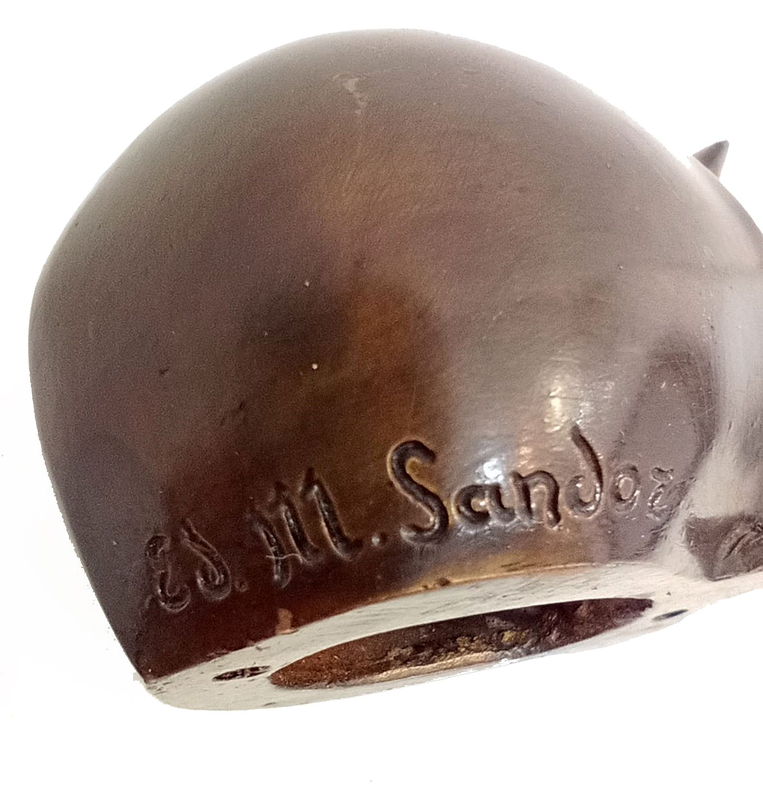 1920s Art Déco Small Guinea Pig Bronze Paperweight/Sculpture By édouard Marcel Sandoz Manufactured By Susse Frères, France photo vintage