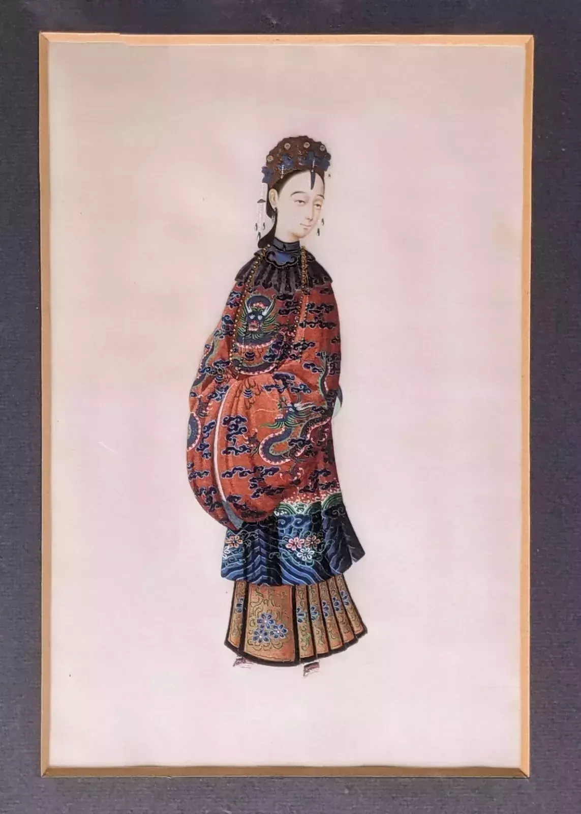 Pair Chinese Paintings Of Dignitaries photo vinterior