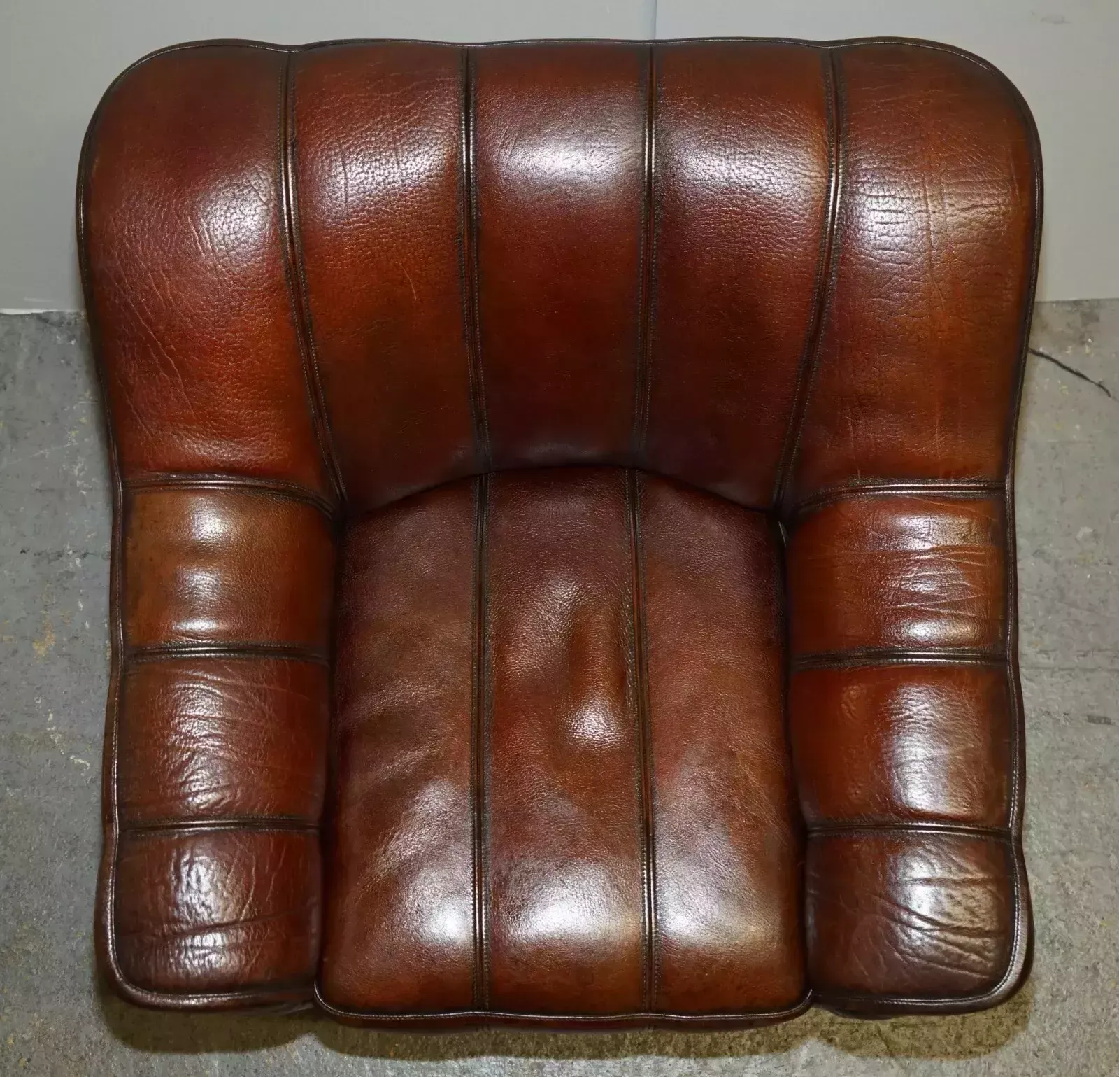 De Sede Ds44 Reclining Brown Buffalo Neck Leather Pair Of Armchairs & Sofa Suite photo 14000.0