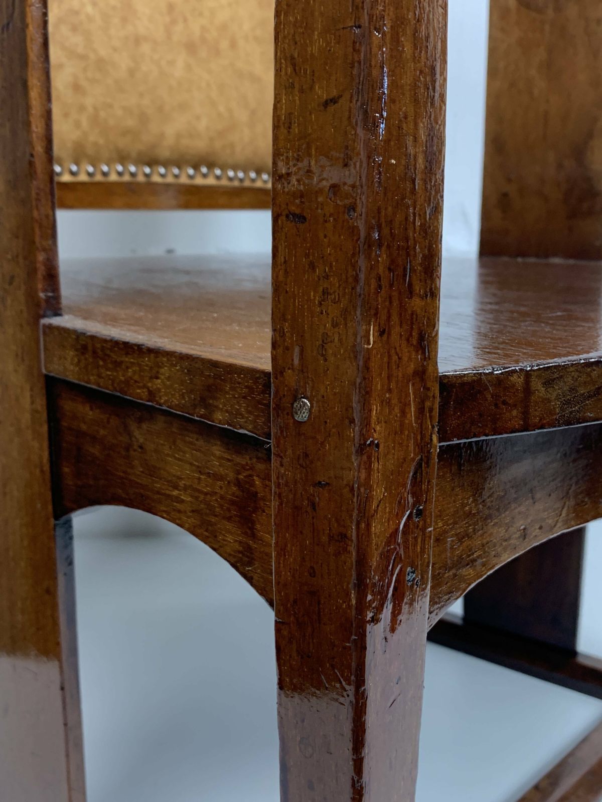 photo vinterior William Birch Arts And Crafts Chair By E.G. Punnett For Liberty & Co. Ca 1900