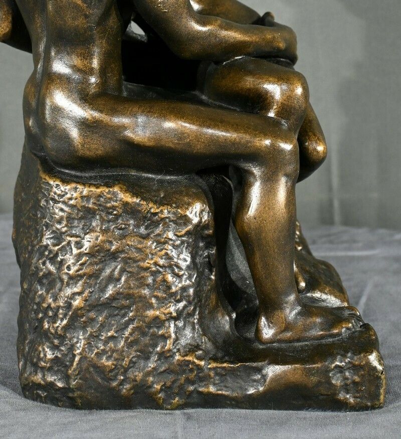 photo buy Resin Sculpture “The Kiss” After A. Rodin – 2nd Part 20th Century