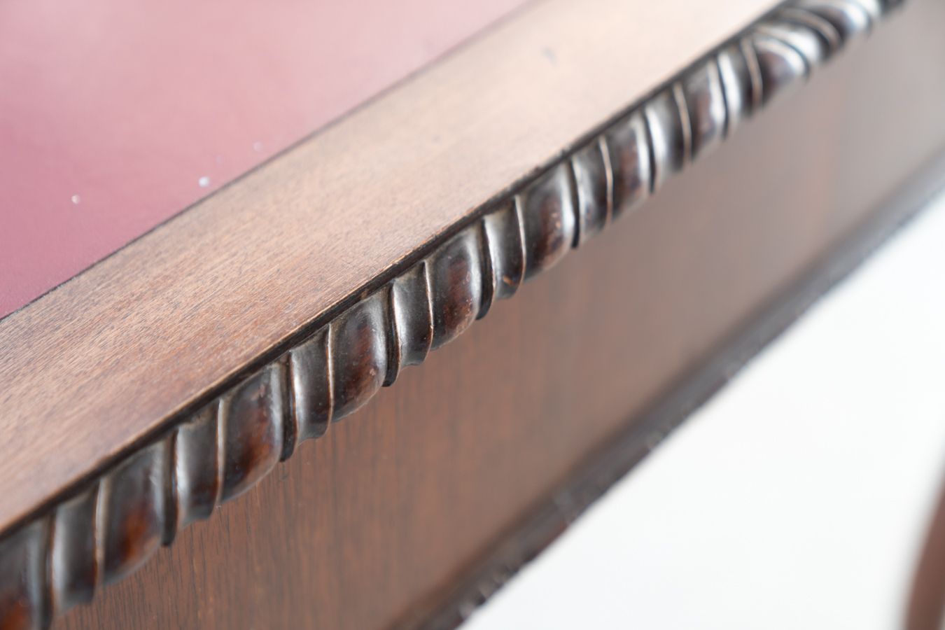 Furniture Late 19th/Early 20th Century Edwardian Desk With Lion Paw Feet photo