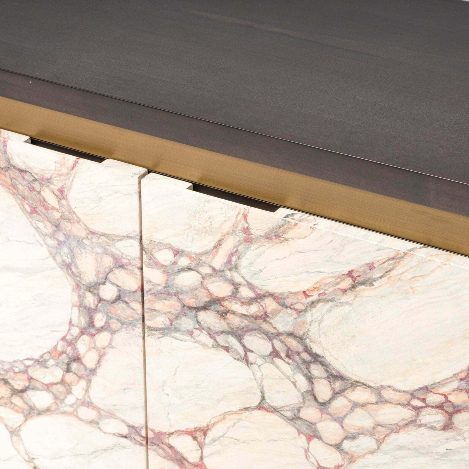 Bespoke Marble Effect Wood Sideboard photo buy