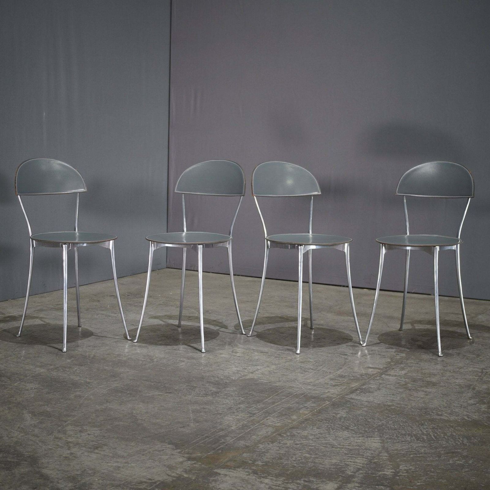 Furniture Zanotta Tonietta Chairs By Enzo Mari, Set Of Four photo