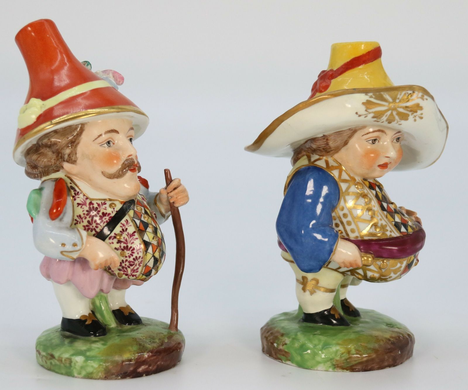 photo furniture A Rare Pair Of 19th Century Porcelain Mansion House Dwarfs By Samson Of Paris Circa 1895