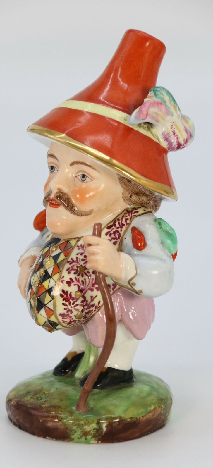 photo for sale A Rare Pair Of 19th Century Porcelain Mansion House Dwarfs By Samson Of Paris Circa 1895