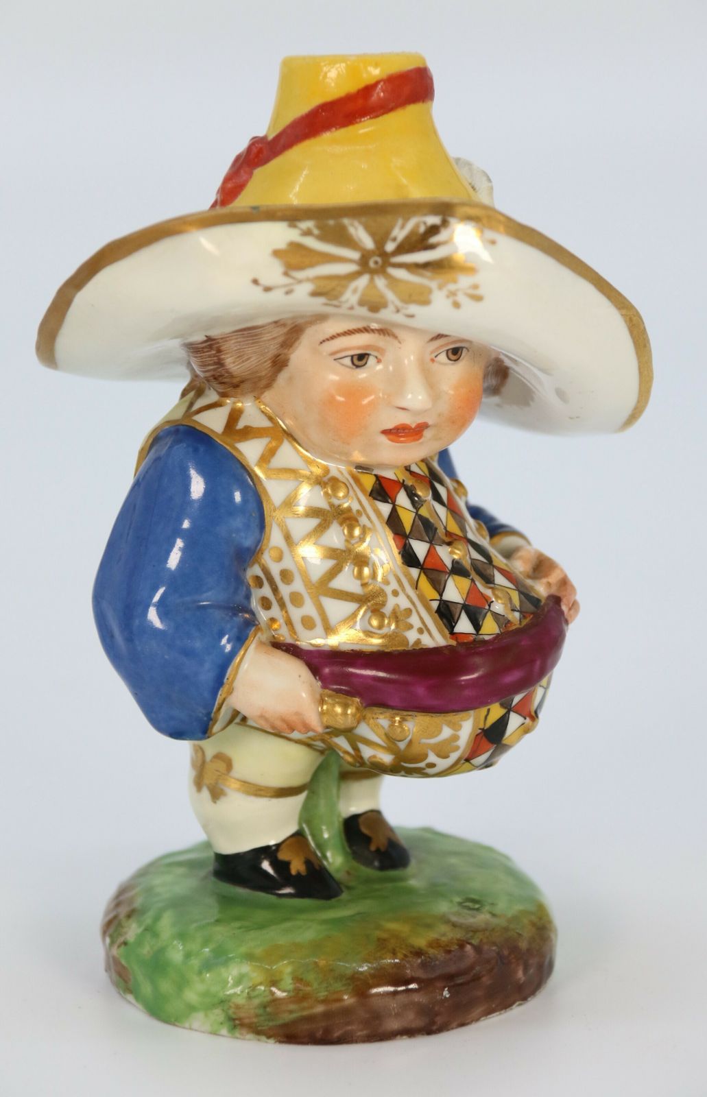 895.0 A Rare Pair Of 19th Century Porcelain Mansion House Dwarfs By Samson Of Paris Circa 1895 photo