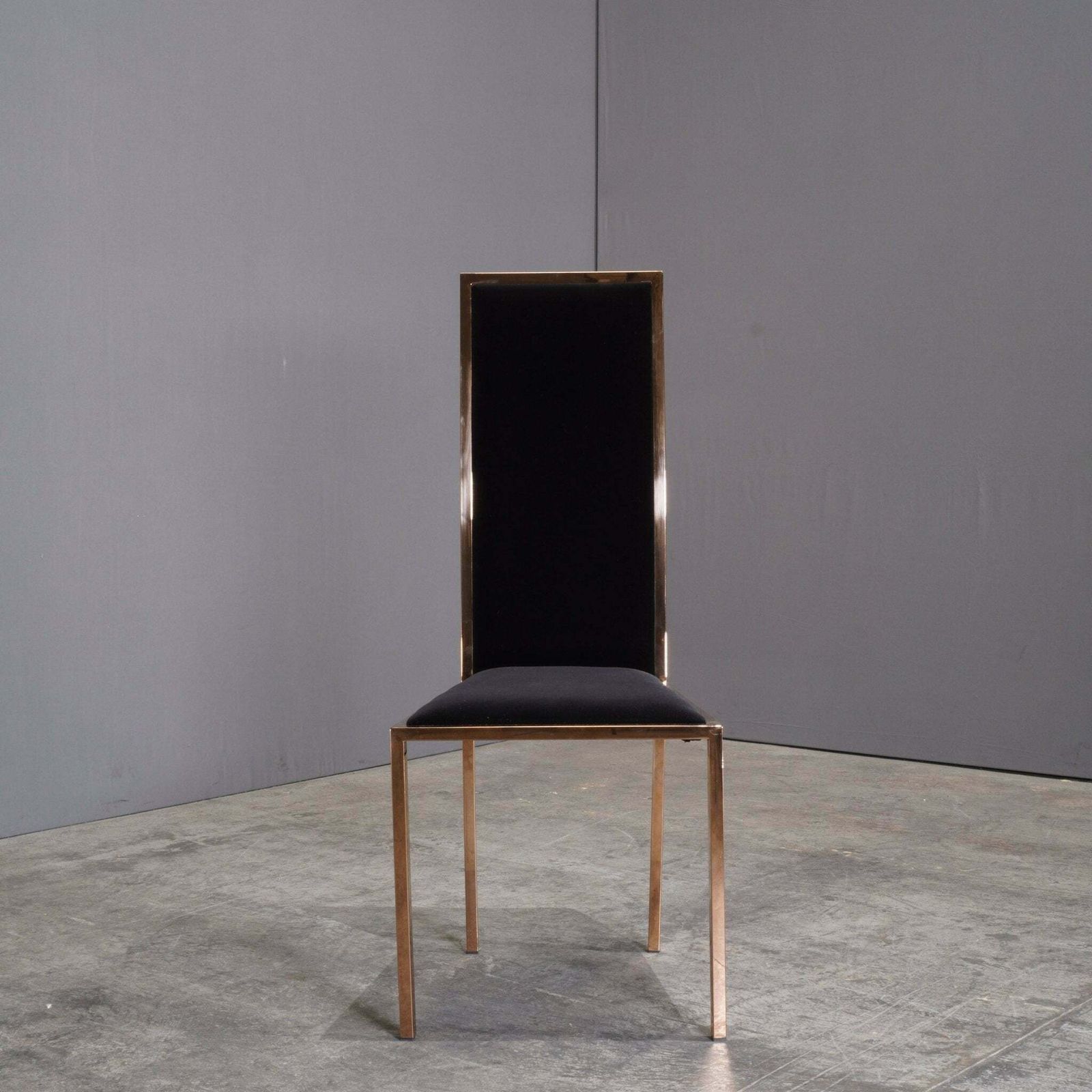 Black And Gold Velvet Kesterport Dining Chair photo furniture
