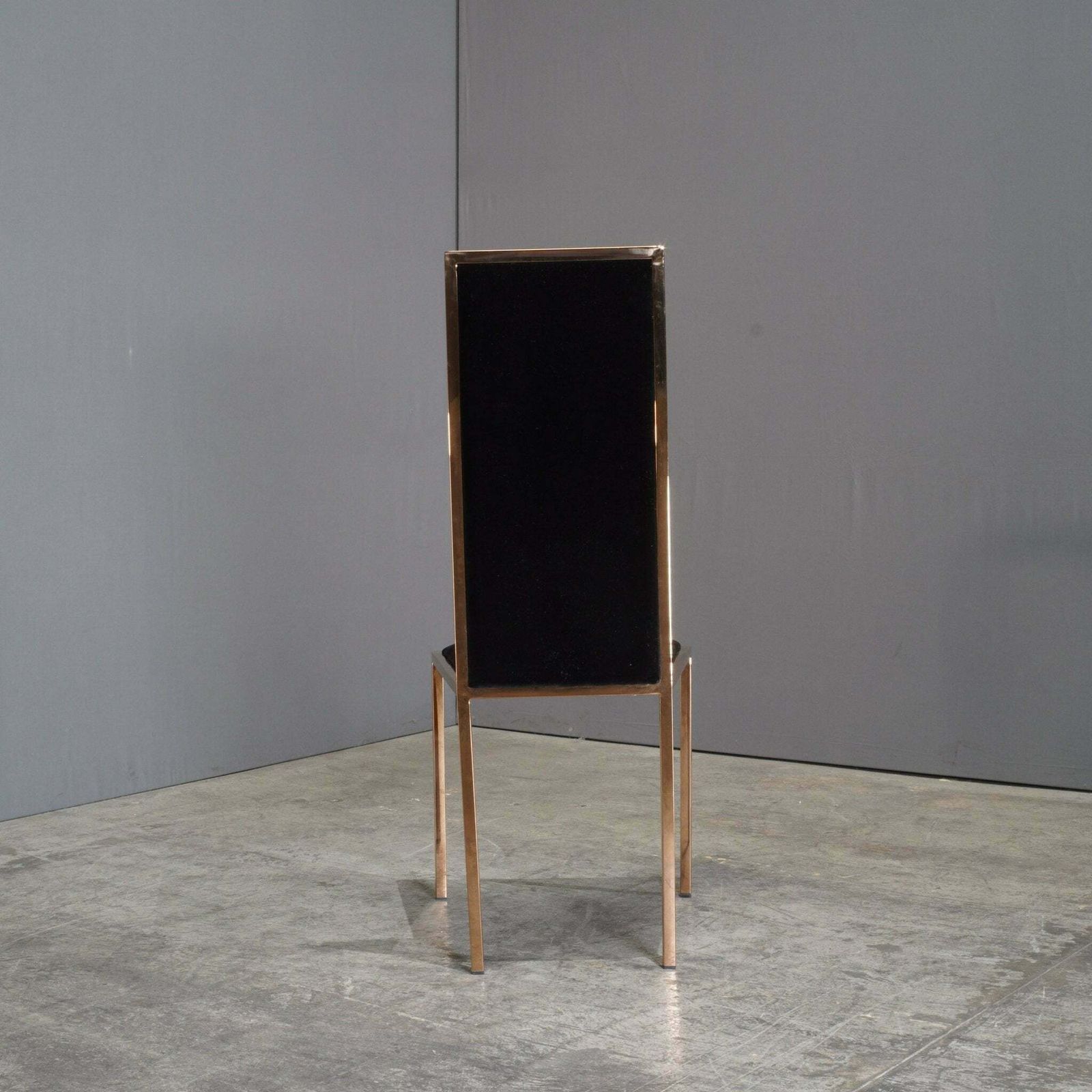 Black And Gold Velvet Kesterport Dining Chair photo vinterior