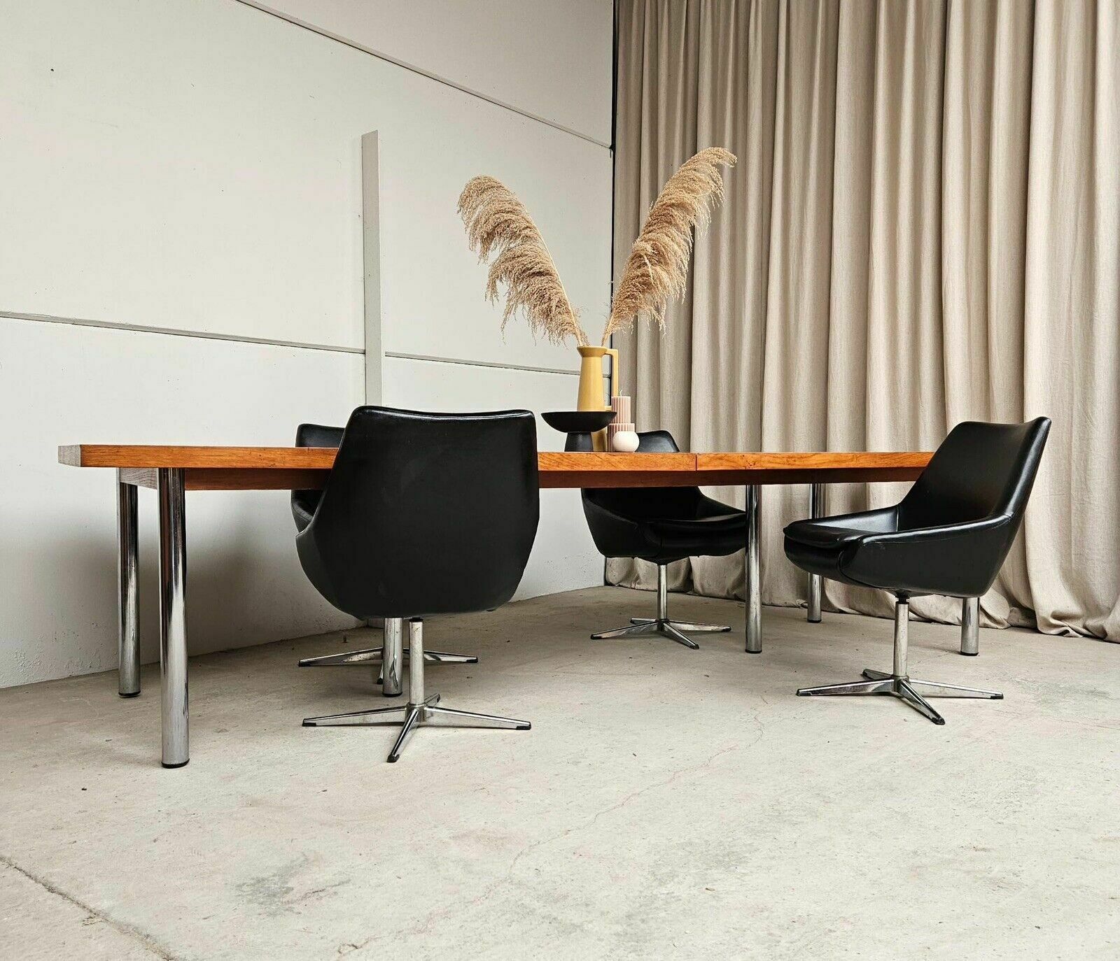 Vtg Mid Century 70s Conran Huge Large Boardroom Dining Table Danish Retro R558 photo Furniture
