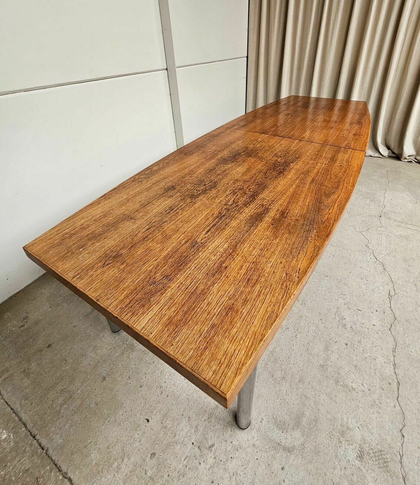 photo buy Vtg Mid Century 70s Conran Huge Large Boardroom Dining Table Danish Retro R558