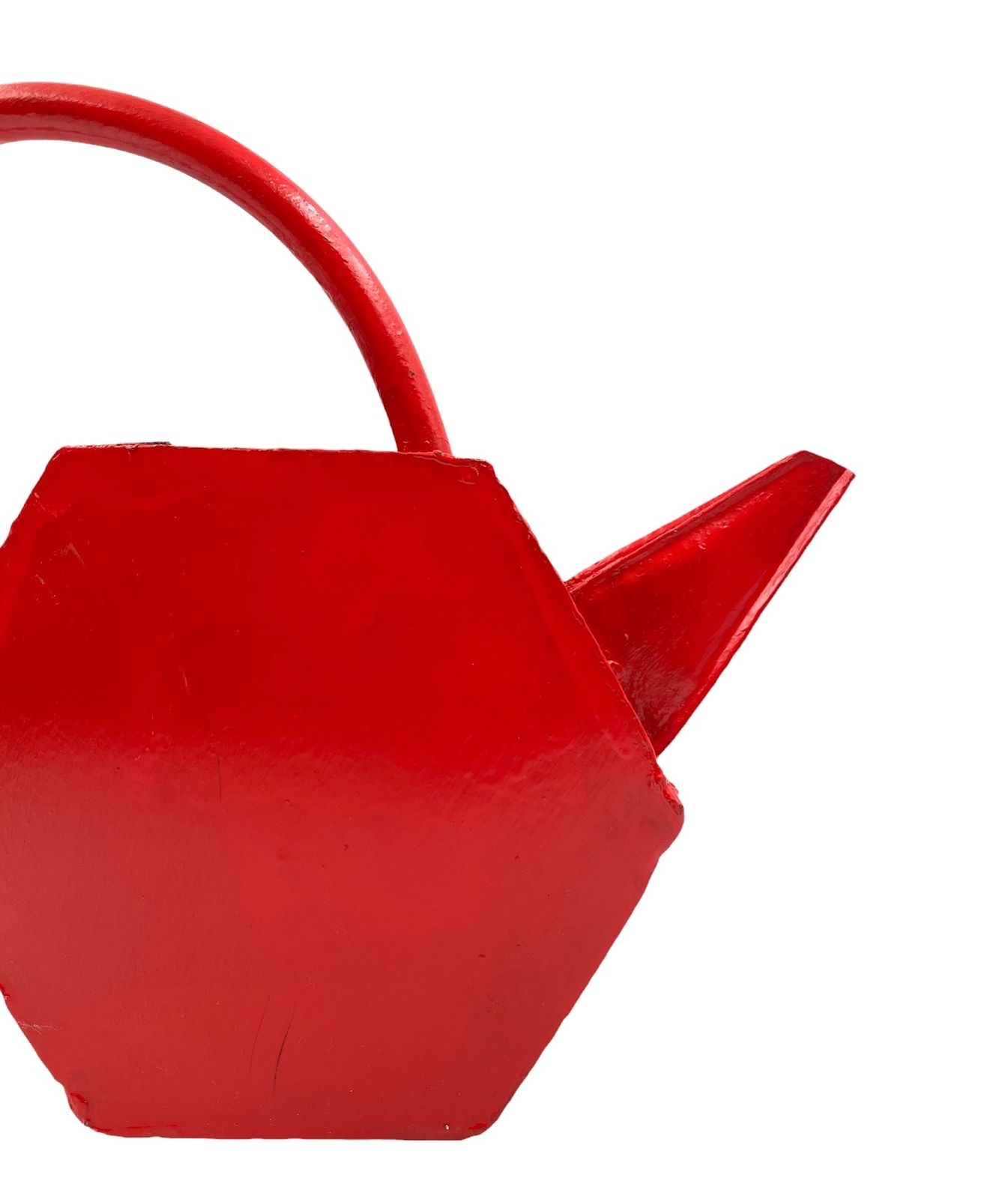 Modernist Red Watering Can, France 1940s photo buy