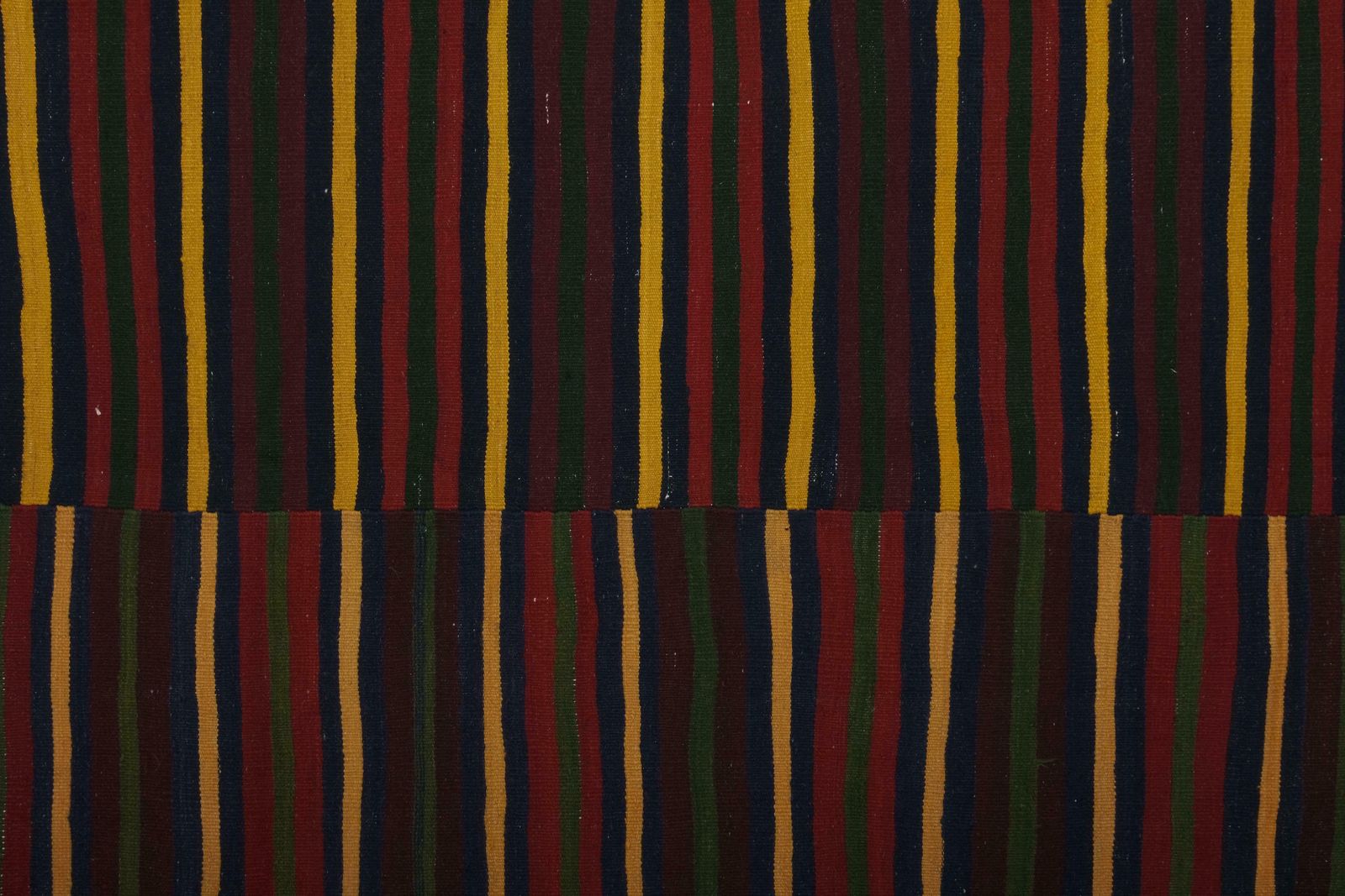 1960s Oversize Bohemian Striped Wool Kilim Rug photo 1650.0