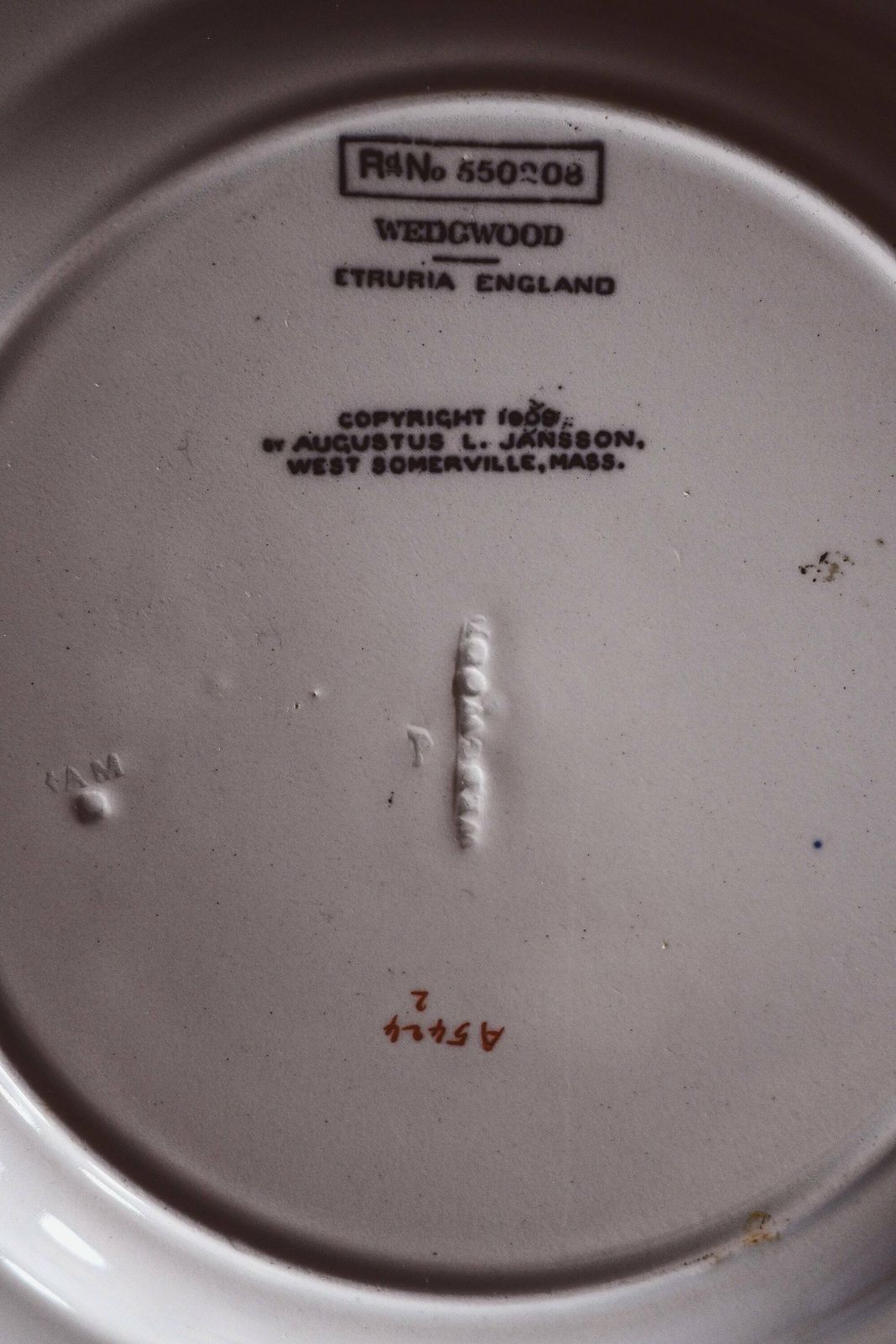 Wedgwood Queensware Augustus Jansson   King Of Clubs   1910 photo for sale